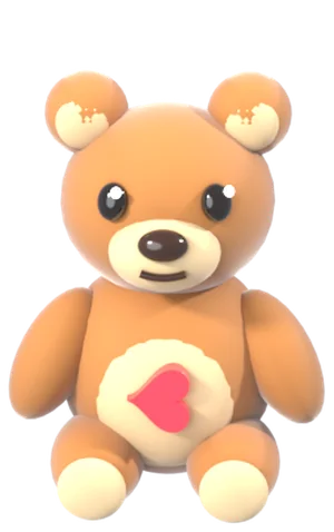 Teddy with a heart
